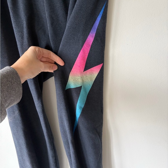 AVAITOR NATION Lightning Bolt Sweatpants Size Medium - Picture 5 of 10